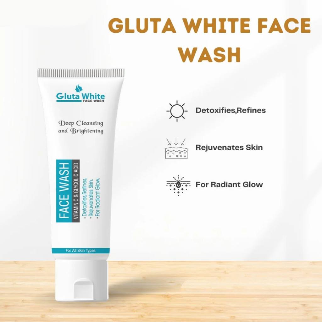 Gluta White Night Cream & Gluta White Face Wash