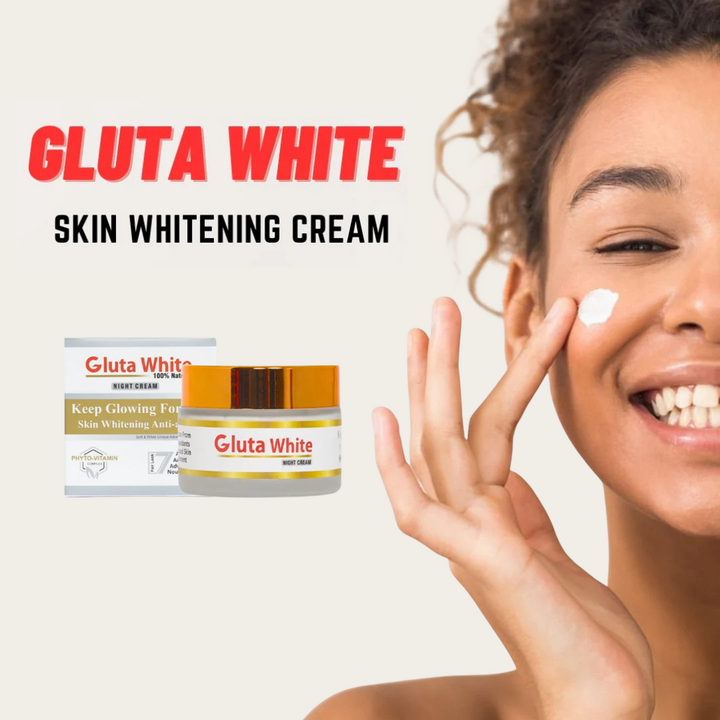 Gluta White Night Cream & Gluta White Face Wash