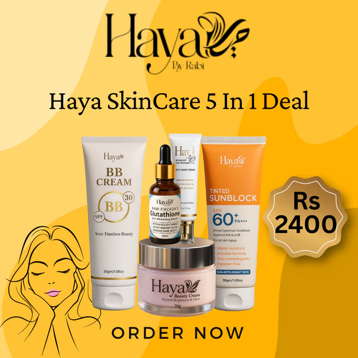 Haya by Rabi 5 in 1 Skin Care Bundle