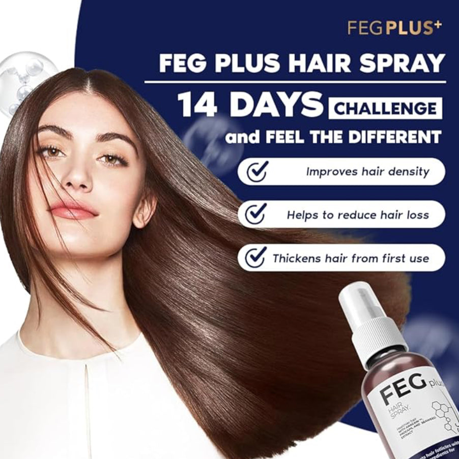 2 FEG PLUS Hair Growth Spray ( Bundle Offer )