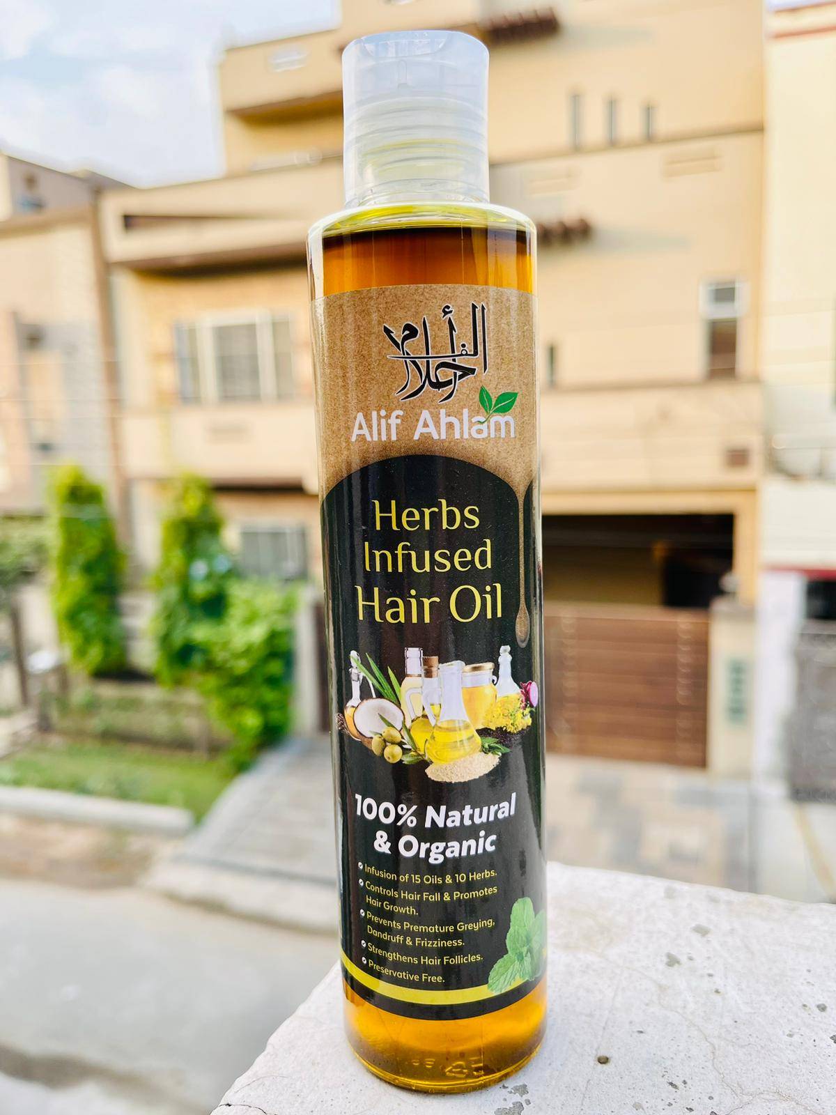 Buy 1 Get 1 Free Alif Ahlam Herbs Infused Hair Oil