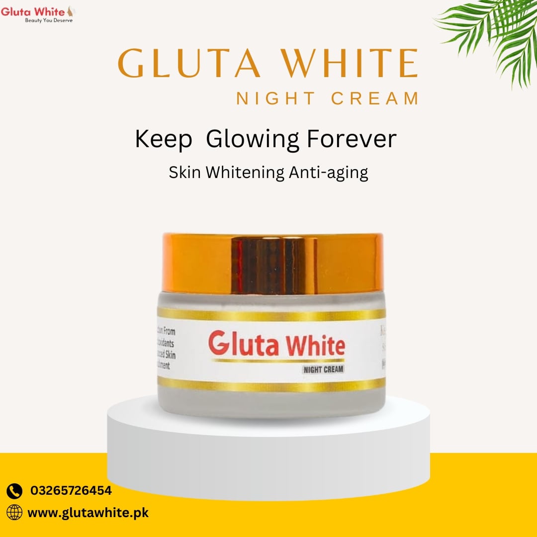 Gluta White Cream for Face Whitening & Brightening